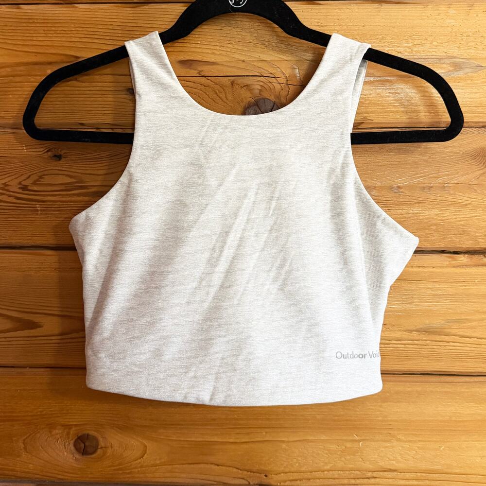 Outdoor Voices Venus Crop Top in Cream Small